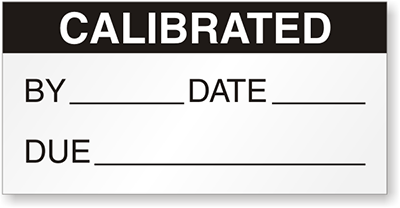 Calibrated: By/Date/Due - Black