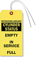 Gas Cylinder Status Tag Wire Attachments