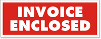 Invoice Enclosed Label