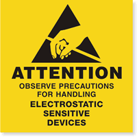 Attention Observe Precautions Handling Label