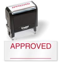 Approved Quality Control Self Inking Stamp