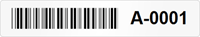 Rectangular Custom Template - Barcode