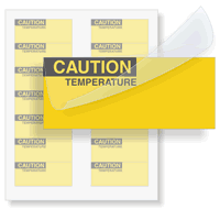 CAUTION TEMPERATURE