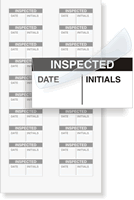 Inspected: Date/Initials - Black