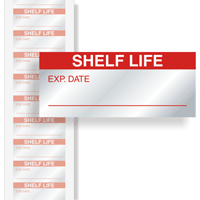 Shelf Life: Exp Date - Red