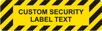 CUSTOM SECURITY LABEL TEXT