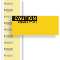 CAUTION TEMPERATURE