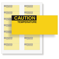 CAUTION TEMPERATURE