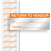 RETURN TO VENDOR