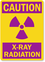 Caution X-Ray Radiation Sign