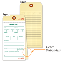 Heavy Manila Cardstock Inventory Tag Copy