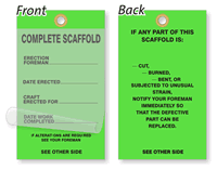 Complete Scaffold Self-Laminating Tags