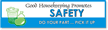 Good Housekeeping Promotes Safety, Pick Up Sticker