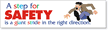 Step for Safety is a Giant Stride Sticker