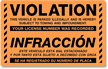 Violation, Vehicle is Parked Illegally and is Hereby Subject to Towing