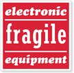 Electronic Fragile Equipment Label