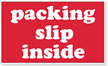 Packing Slip Inside Label