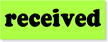 Received Shipping and Packaging Labels