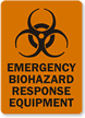 Emergency Biohazard Response Equipment Biohazard Label