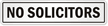 No Solicitors Label