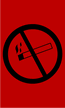 No Smoking Floor Mat