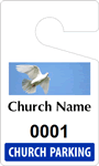 Plastic ToughTags™ for Church Parking Permits