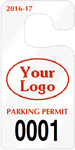 Plastic ToughTags™ Parking Permit Templates