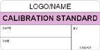 Calibration Standard Label [add name or logo]