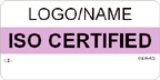 ISO Certified Label [add name or logo]
