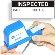 Inspected Calibration Labels, Black On White