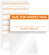 DUE FOR INSPECTION
