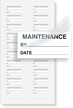 Maintenance: By/Date - Black