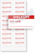 Shelf Life: Exp Date - Red