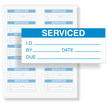 Serviced/ID/By/Date/Due