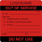 Custom Out of Service Label [add name/logo]