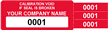 Calibration Void If Seal Broken Label