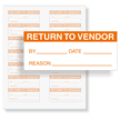 RETURN TO VENDOR