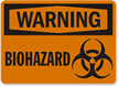 Warning BioHazard Sign