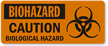 Biohazard Caution Biological Hazard Sign