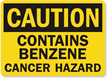 Caution: Contains Benzene Cancer Hazard