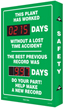 This Plant Worked Days Without Accident Sign