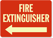 Fire Extinguisher Sign