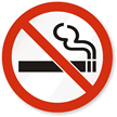 No Smoking (Symbol only) Sign
