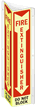 Fire Extinguisher Do Not Block Sign
