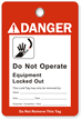 Lockout Tag-ANSI