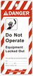 Lockout Tag-ANSI Striped