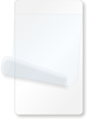White Self-Laminating Blank Inspection Label