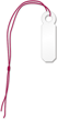 Jewelry tag, Burgundy silk like string
