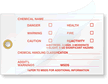 Chemical Name Self-Laminating Tags