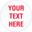 Tamper Labels, Custom Text